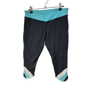 Lululemon Gray Blue Capri Leggings Size 8